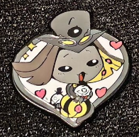 [Pre-order] Chibi Hell Hearts-Enamel pin