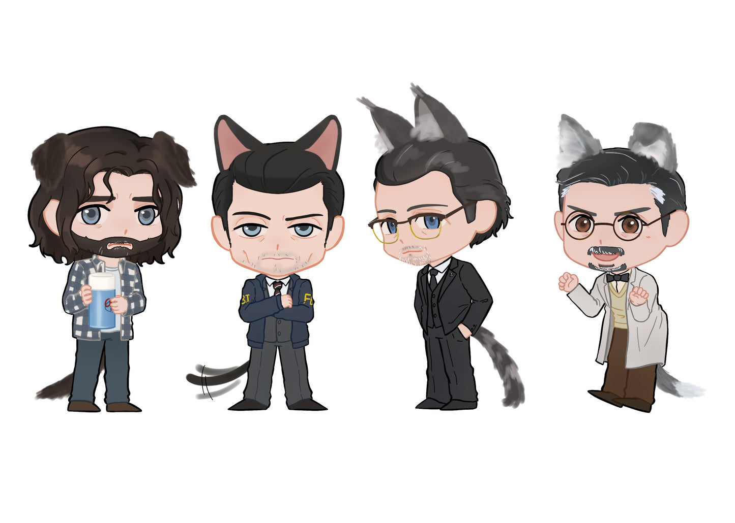 RCU Same Voice Character Sticker Pack
