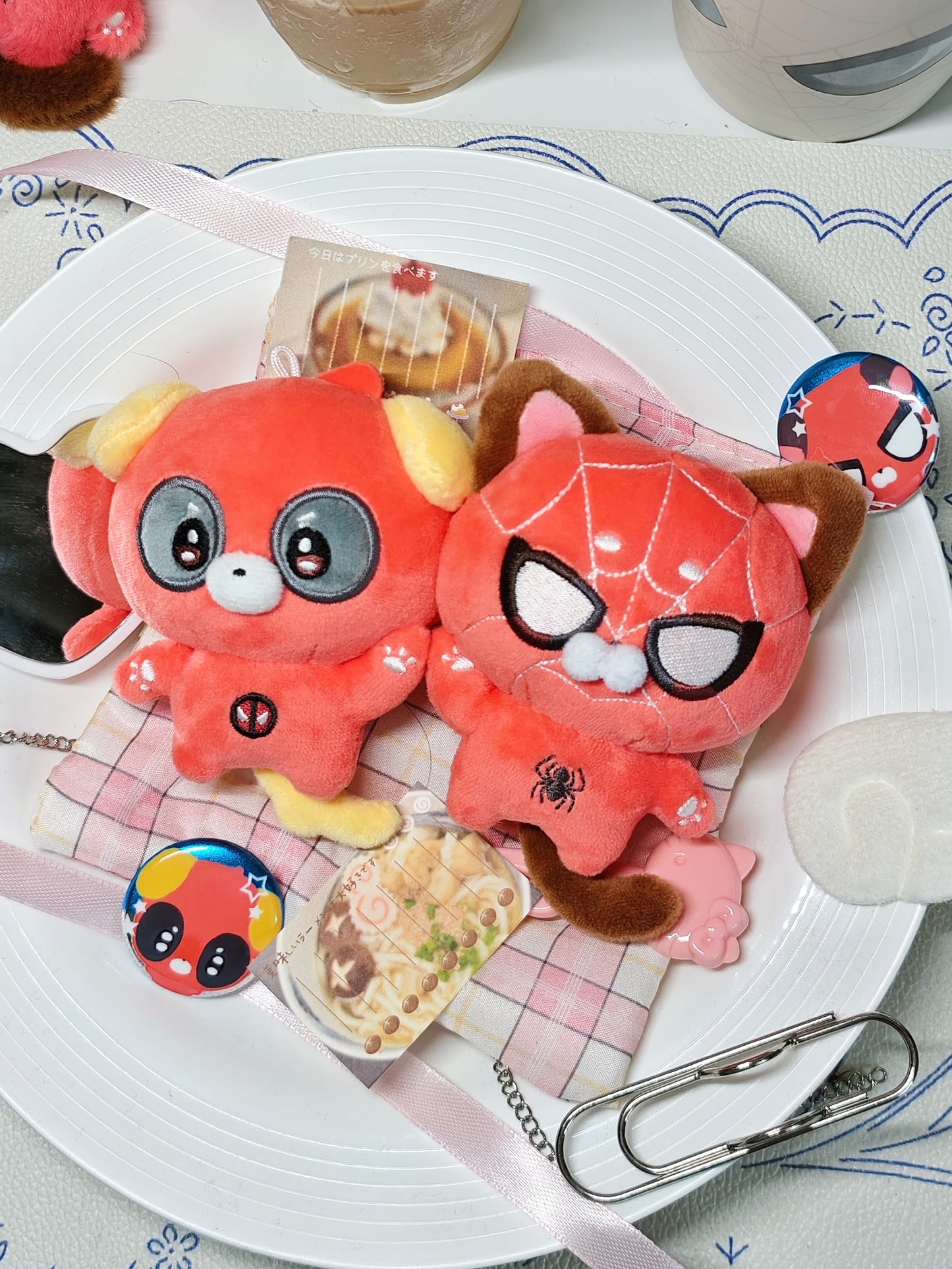[Pre-order] Deadpool-dog & Spidey-cat