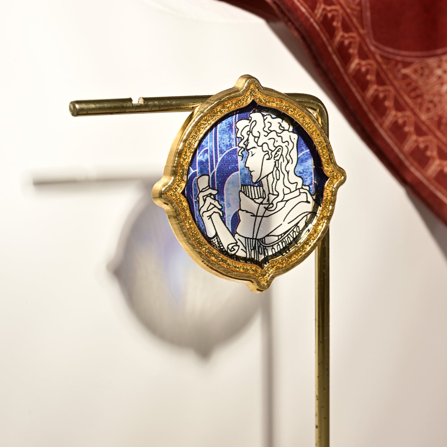 Sultan’s Game Stained-glass Style Metal Fridge Magnet