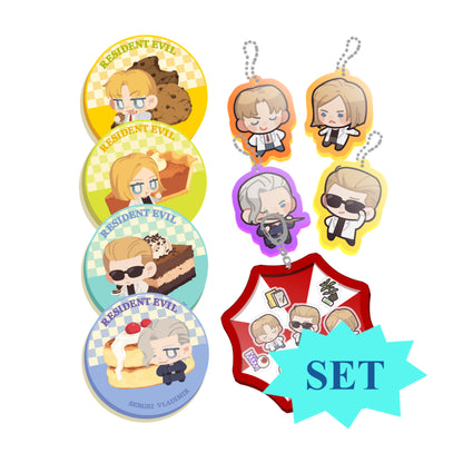 [Pre-order]Resident Evil acrylic keychains / stickers / food-themed coasters