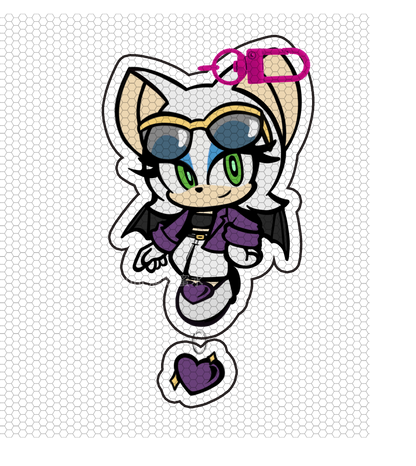 [Pre-order] Sonic Series Acrylic Keychain Set & Mini Car Stand