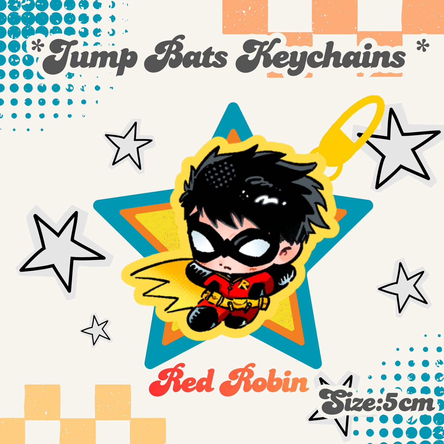 [Pre-sale]DC jump bats keychains