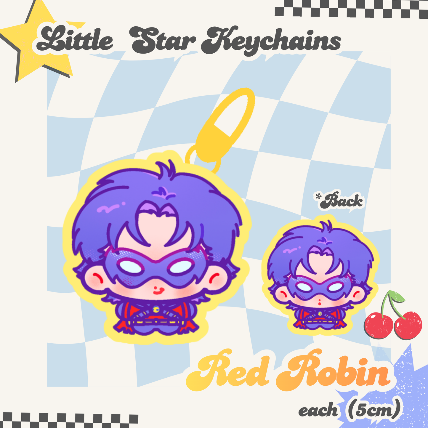 [Pre-sale]DC little star keychains