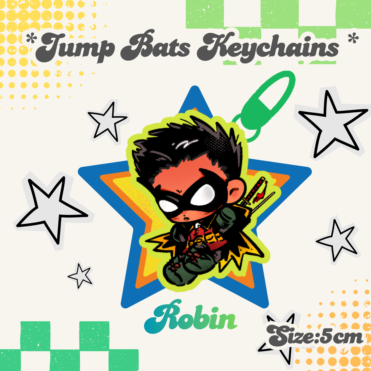 [Pre-sale]DC jump bats keychains