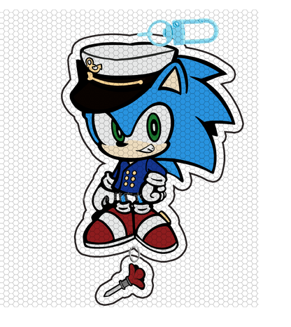 [Pre-order] Sonic Series Acrylic Keychain Set & Mini Car Stand