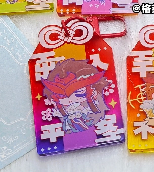 chibi champions Series：talisman keychain