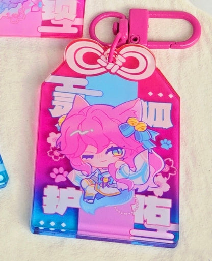 chibi champions Series：talisman keychain