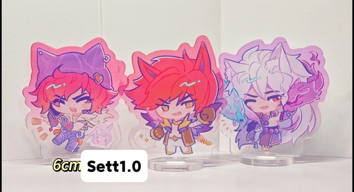 chibi champions series：Acrylic standee set