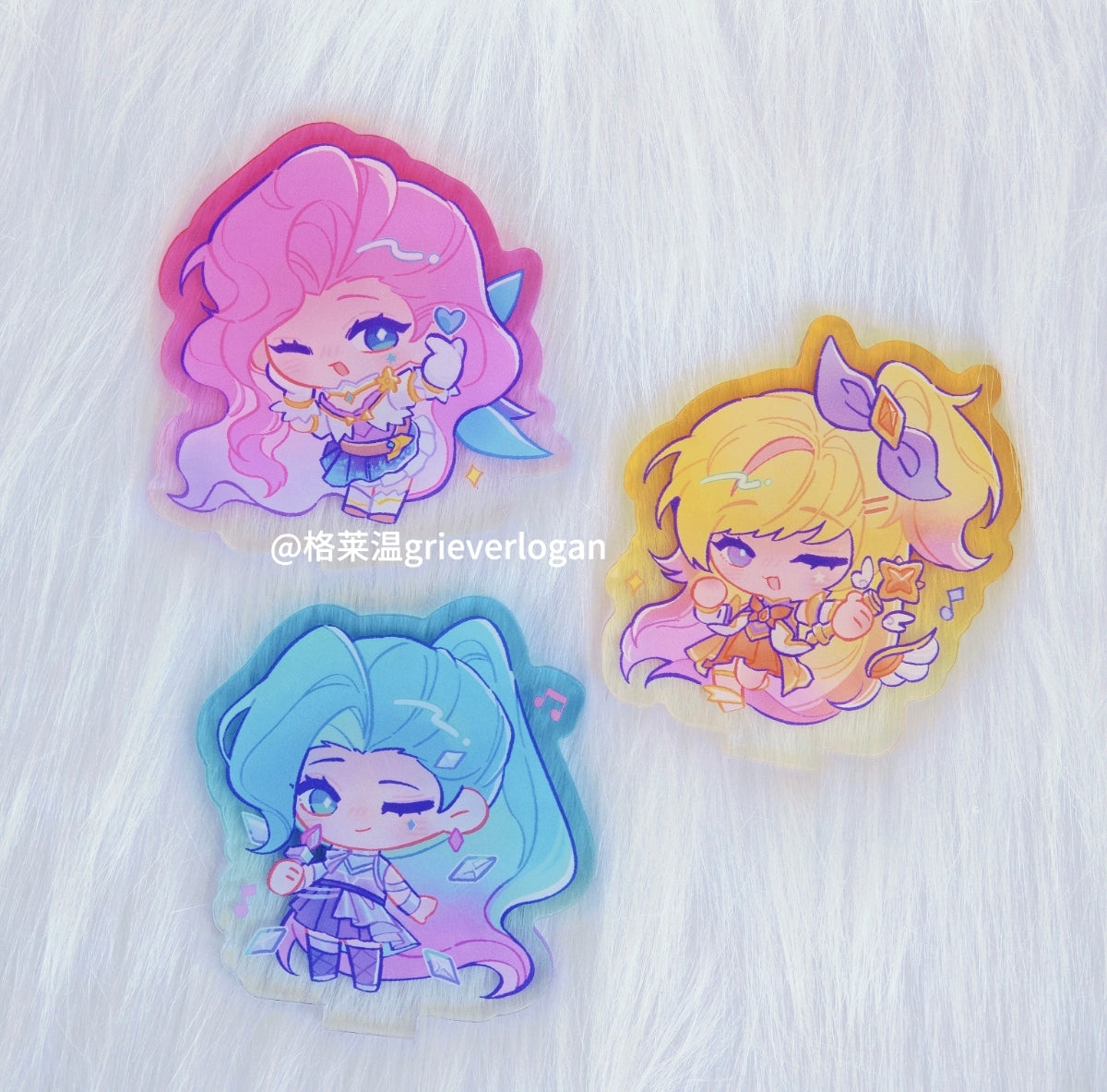 Seraphine standee set：3pack