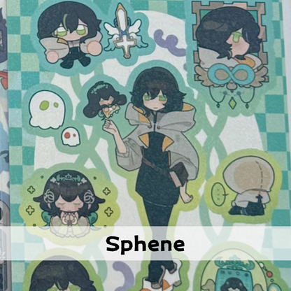 FINALFANTASY XIV FFXIV The Arcadion Prism Holographic Stickers