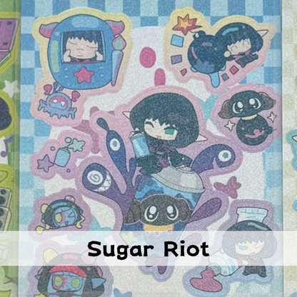 FINALFANTASY XIV FFXIV The Arcadion Prism Holographic Stickers
