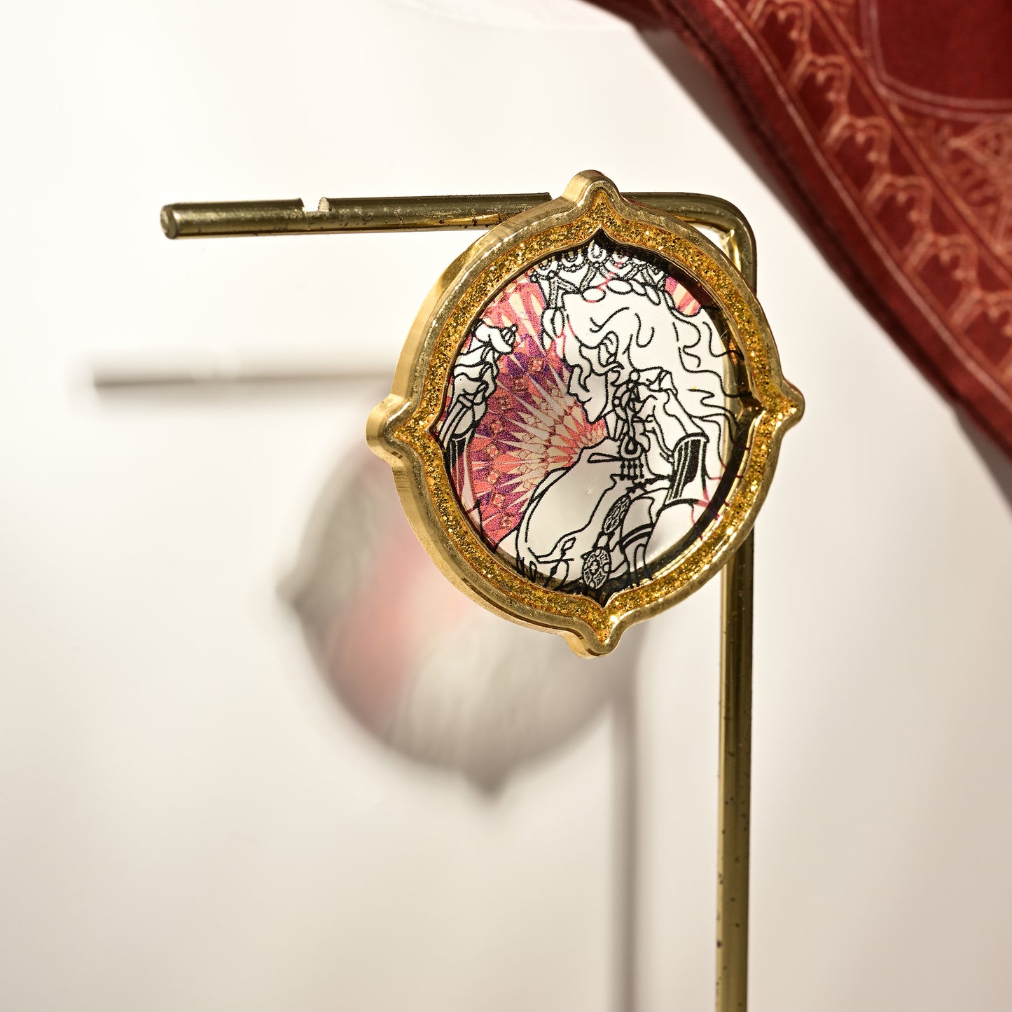 Sultan’s Game Stained-glass Style Metal Fridge Magnet