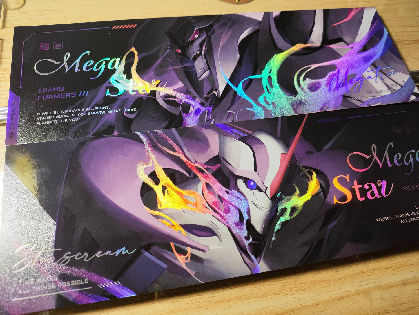[In Stock] TFP Megastar Reverse Laser Tickets Set