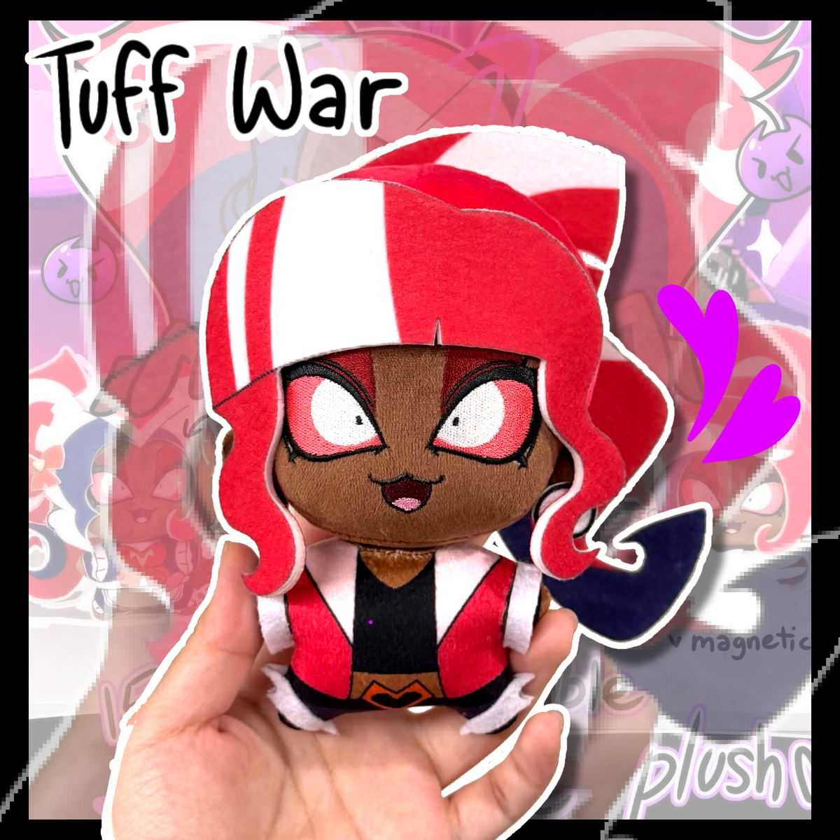 [Pre-Orders] Swappable Magnetic Velvette Doll Head • 15cm Plush •The Vees
