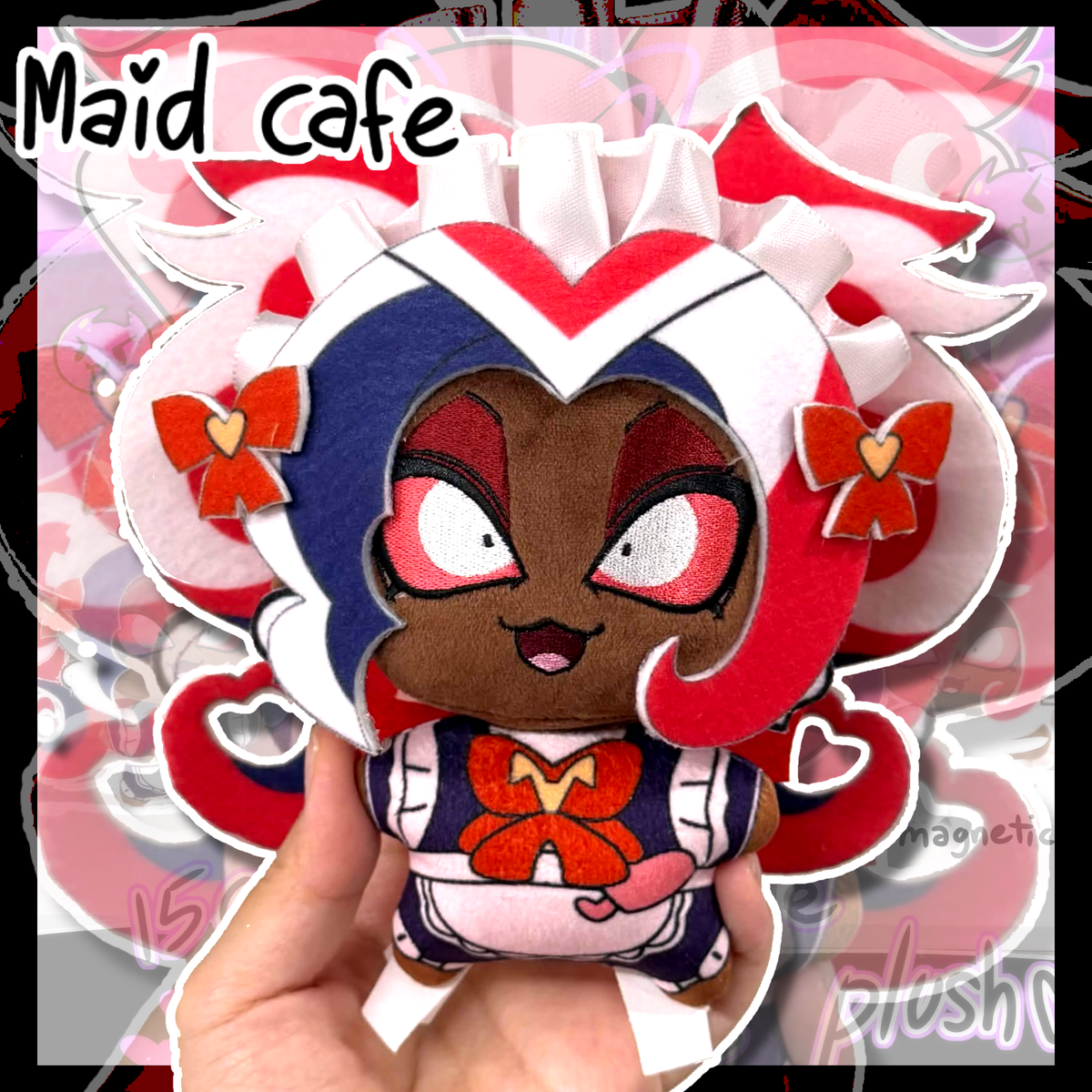 [Pre-Orders] Swappable Magnetic Velvette Doll Head • 15cm Plush •The Vees