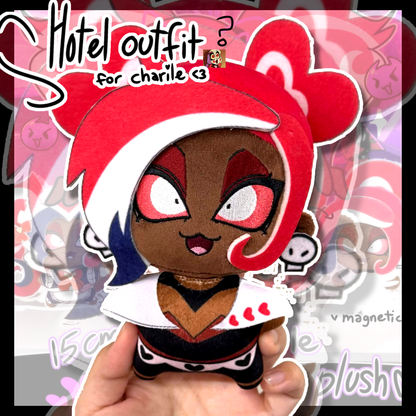 [Pre-Orders] Swappable Magnetic Velvette Doll Head • 15cm Plush •The Vees