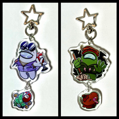 [PRE-ORDER] Among Us Show | ACRYLIC KEYCHAINS | 1st Batch