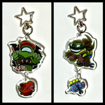 [PRE-ORDER] Among Us Show | ACRYLIC KEYCHAINS | 1st Batch