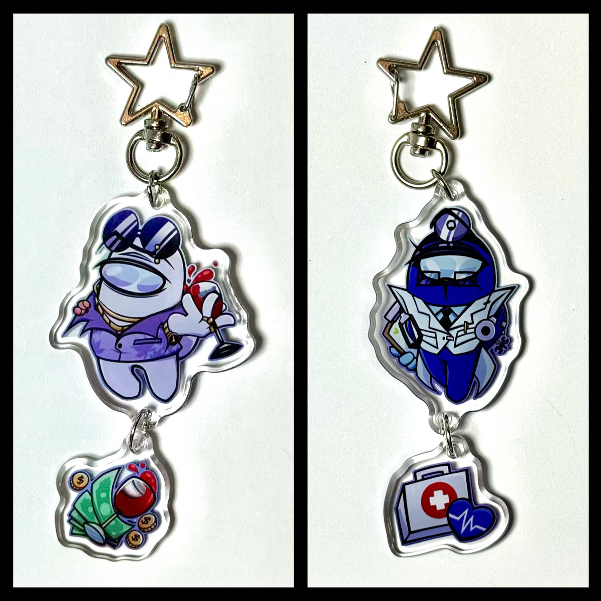 [PRE-ORDER] Among Us Show | ACRYLIC KEYCHAINS | 1st Batch