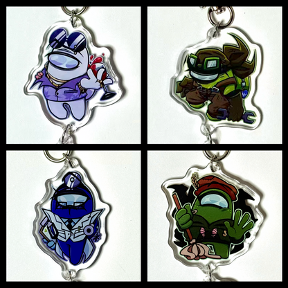 [PRE-ORDER] Among Us Show | ACRYLIC KEYCHAINS | 1st Batch