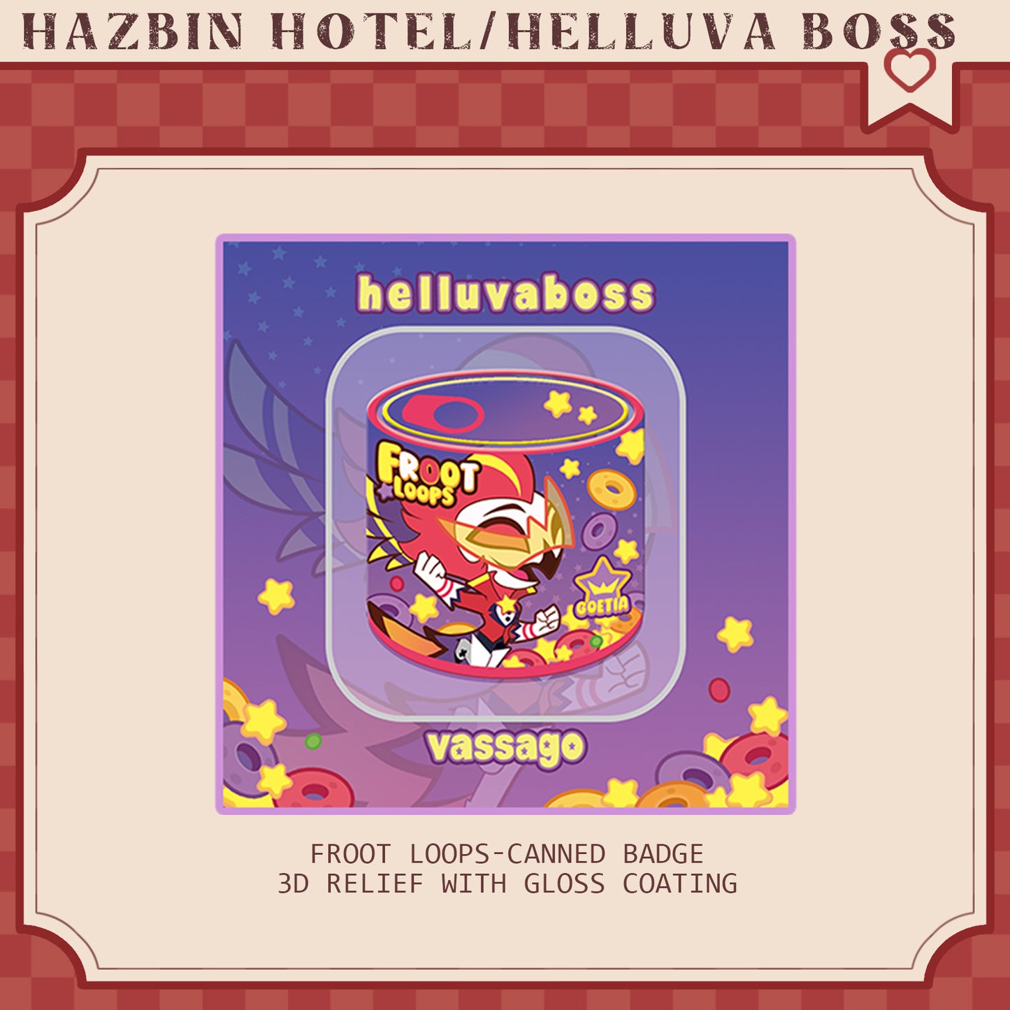 Hazbin Hotel&Helluva Boss[Canned badge]