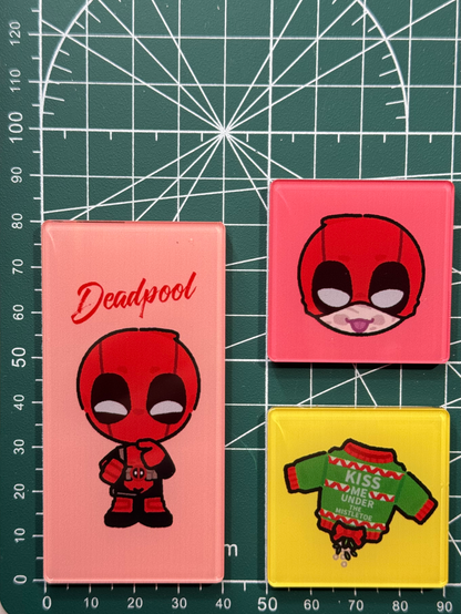 Team Red Refrigerator Magnet