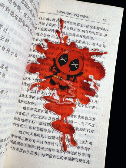 Robin&Deadpool Bursting Acrylic Coaster