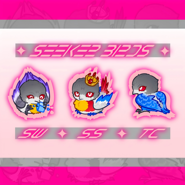 Seeker birds Acrylic stand set