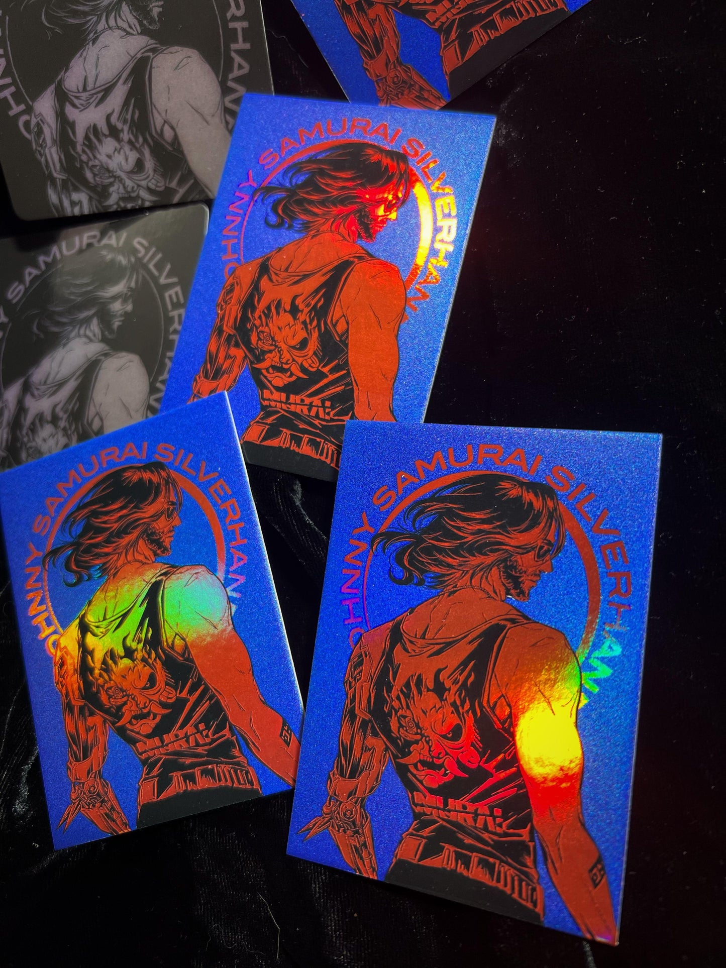 Cyberpunk2077Johnny Silverhand Badges&Reverse Laser Card