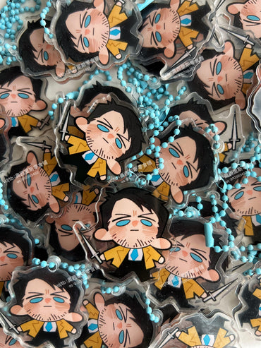 SPN Castiel ‌Beaded Keychain&Kiss-cut Sticker