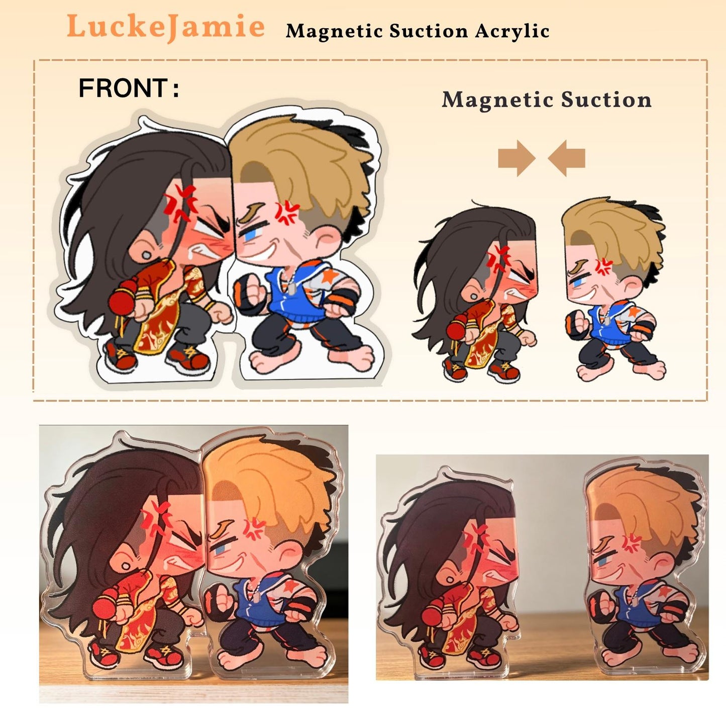 [Pre-order]SF6 lukejamie Magnetic Suction Acrylic