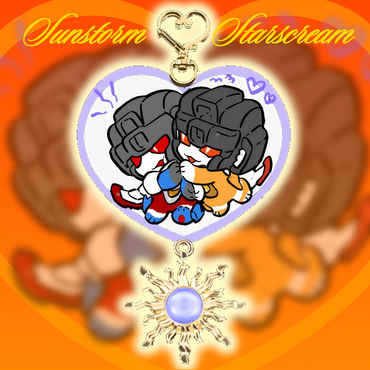 Be with me Sunstorm×Starscream Acrylic key charm