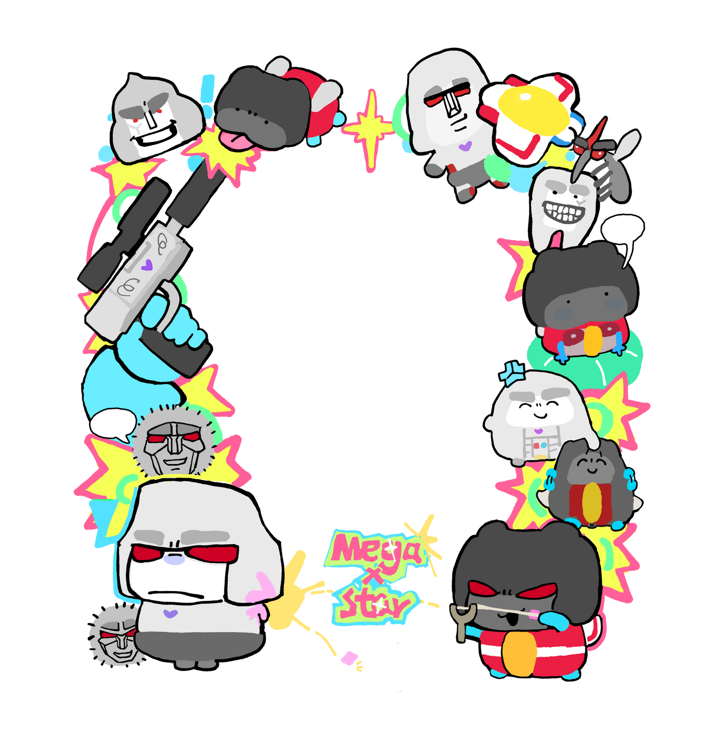 [Pre-order] TF Plexiglass Polaroid Frame – Megastar