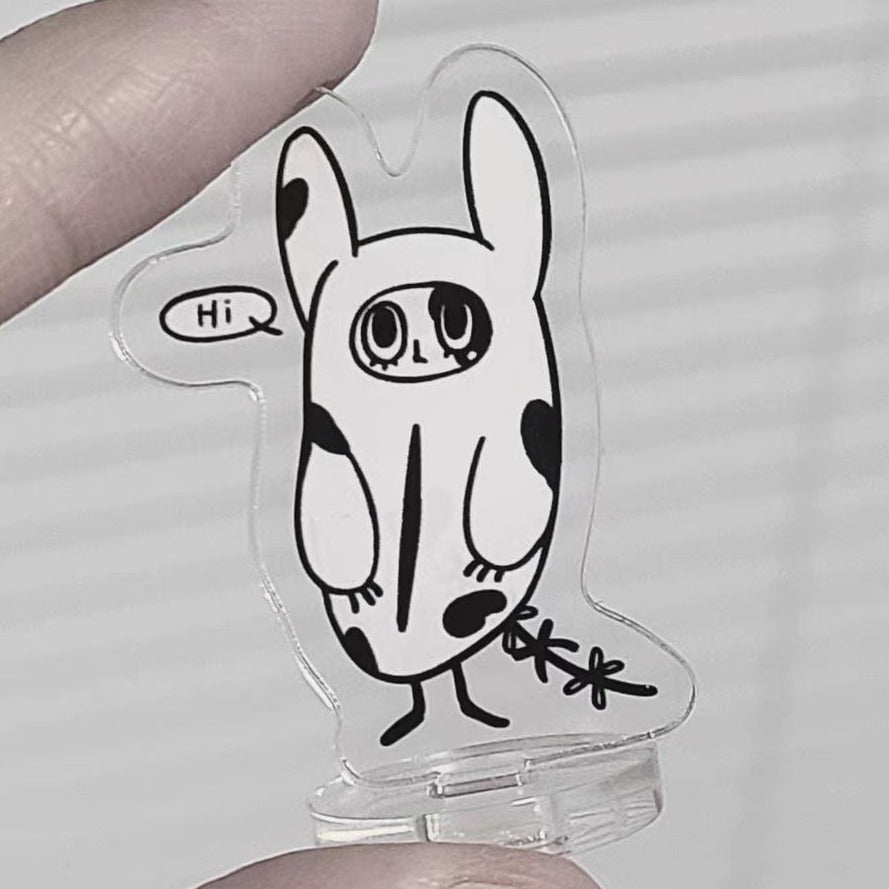 Strange Creatures Headphone Bag Pencil Bag Acrylic