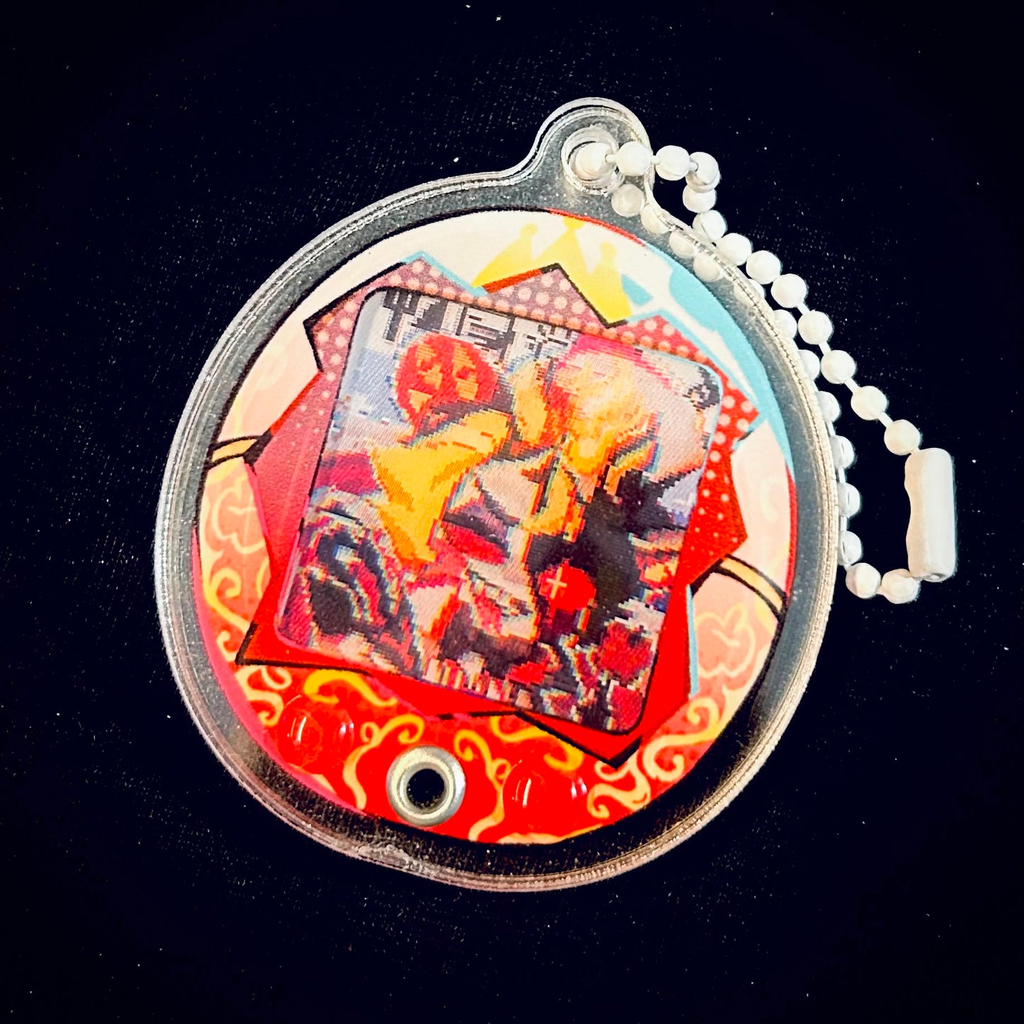 HH - Tamagotchi Acrylic Keychain (with mini lenticular card)