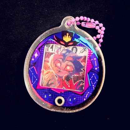 HH - Tamagotchi Acrylic Keychain (with mini lenticular card)
