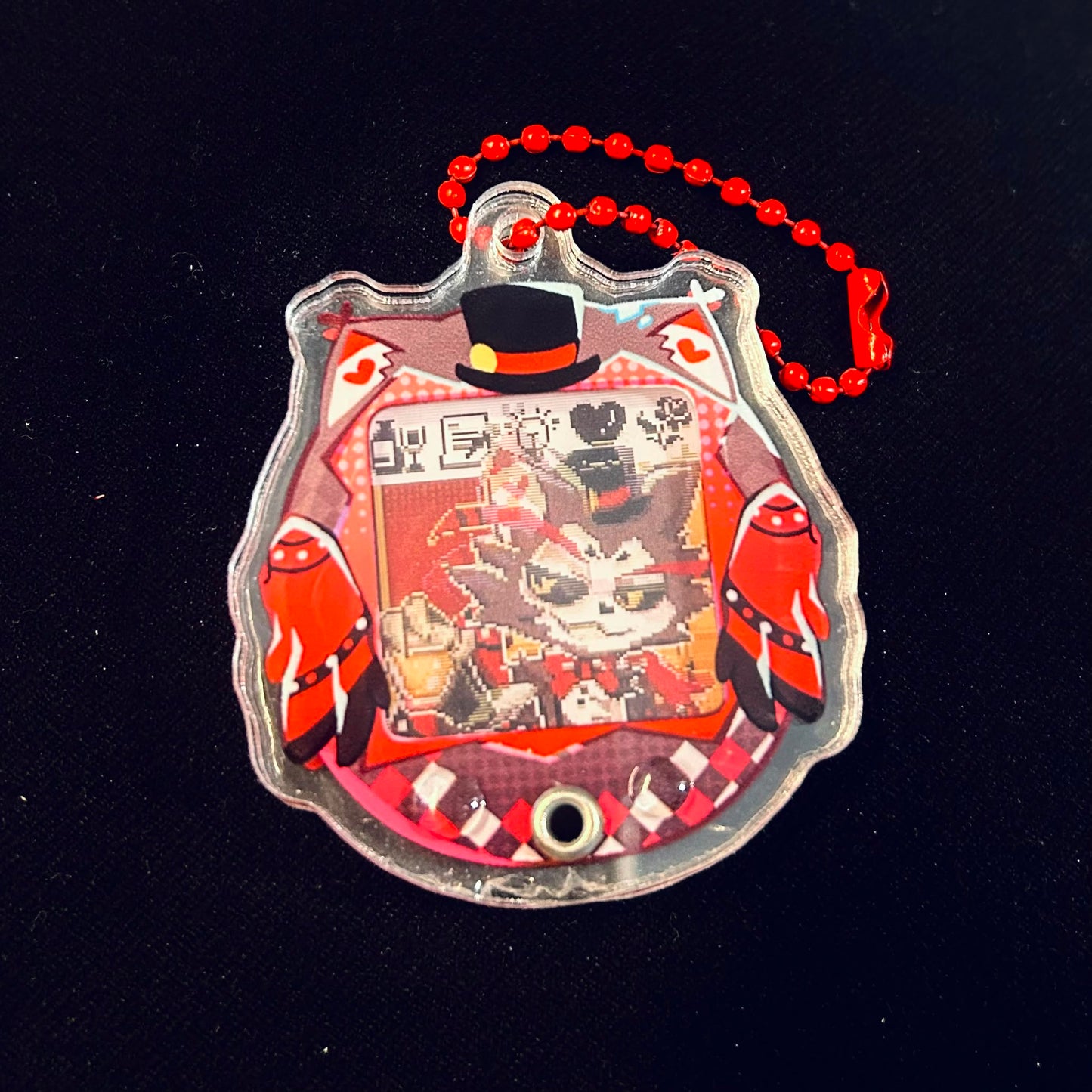 HH - Tamagotchi Acrylic Keychain (with mini lenticular card)