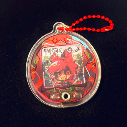 HH - Tamagotchi Acrylic Keychain (with mini lenticular card)