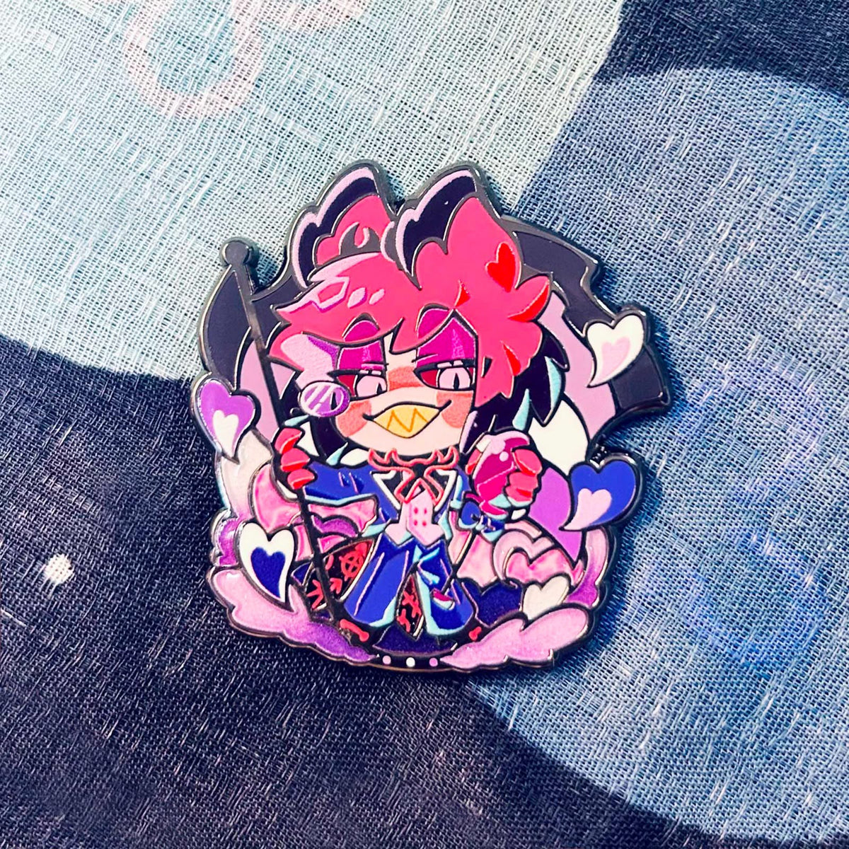 [Pre-order] Pride Month Alastor Metal Pin