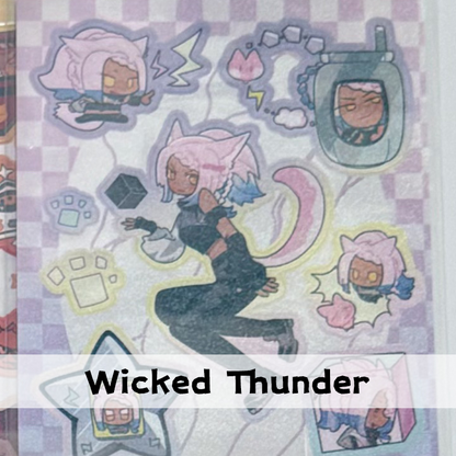 FINALFANTASY XIV FFXIV The Arcadion Prism Holographic Stickers