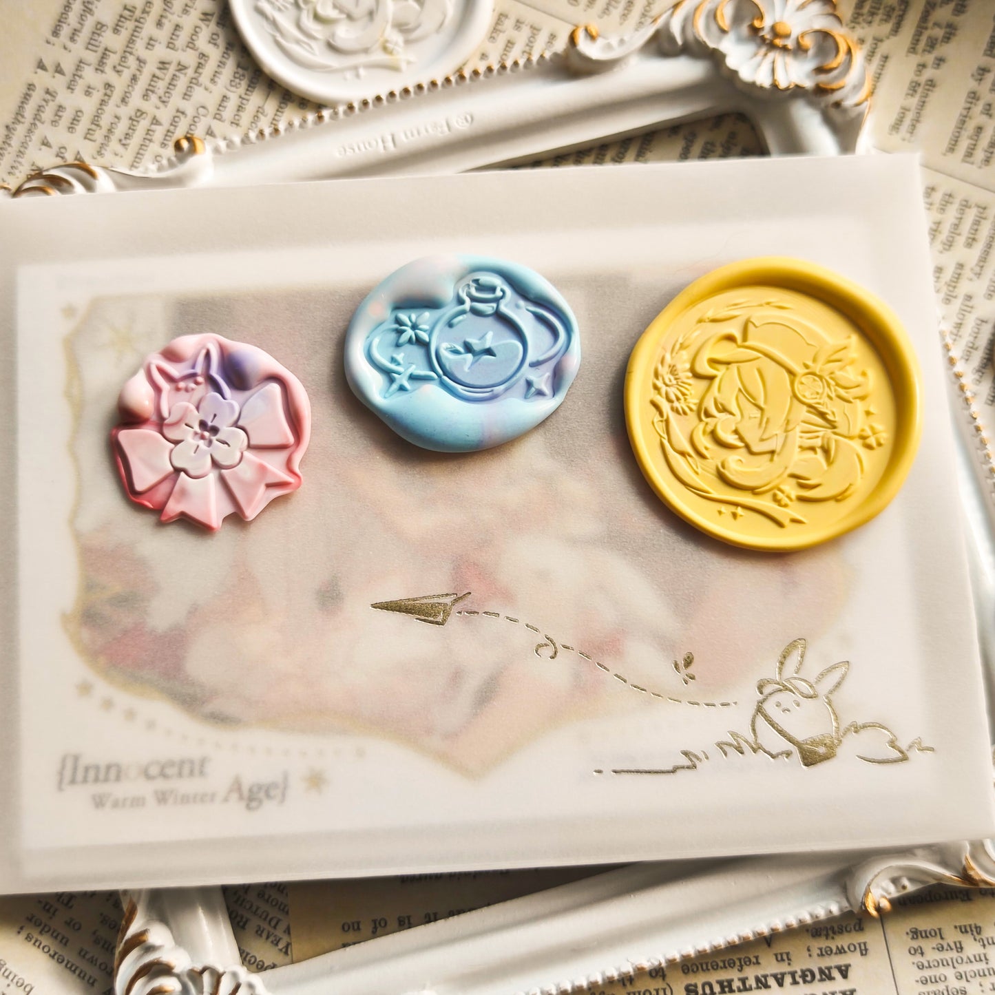 [In stock] Genshin Klee&Albedo Innocent Age Card Set