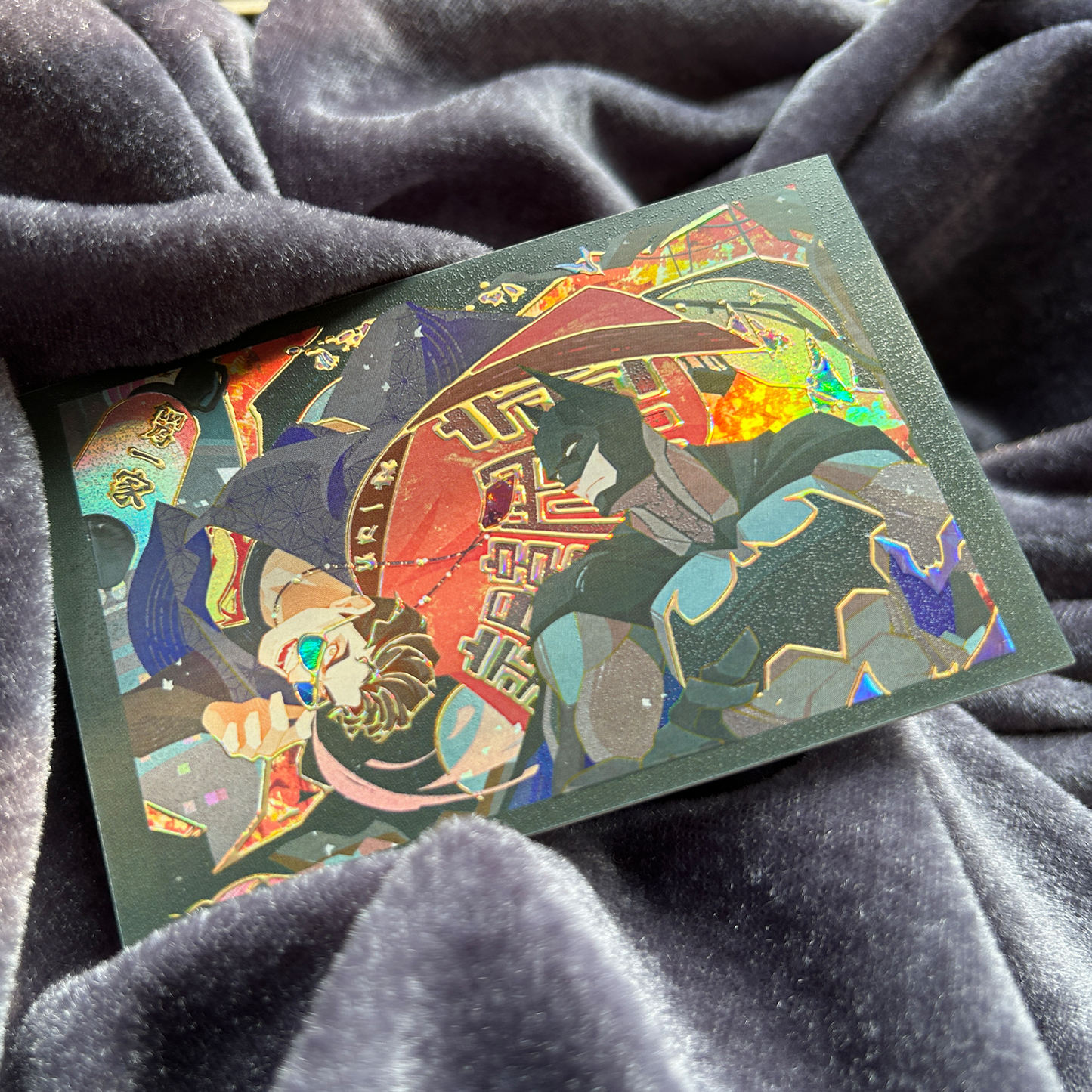 Yakuza Superbat Double-sided Postcard/Hanafuda/Color Paper Set