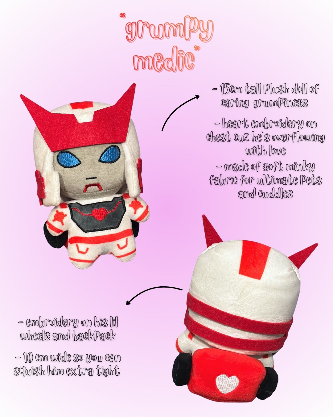 [Limited Preorder] Grumpy Medic ratchy plush doll