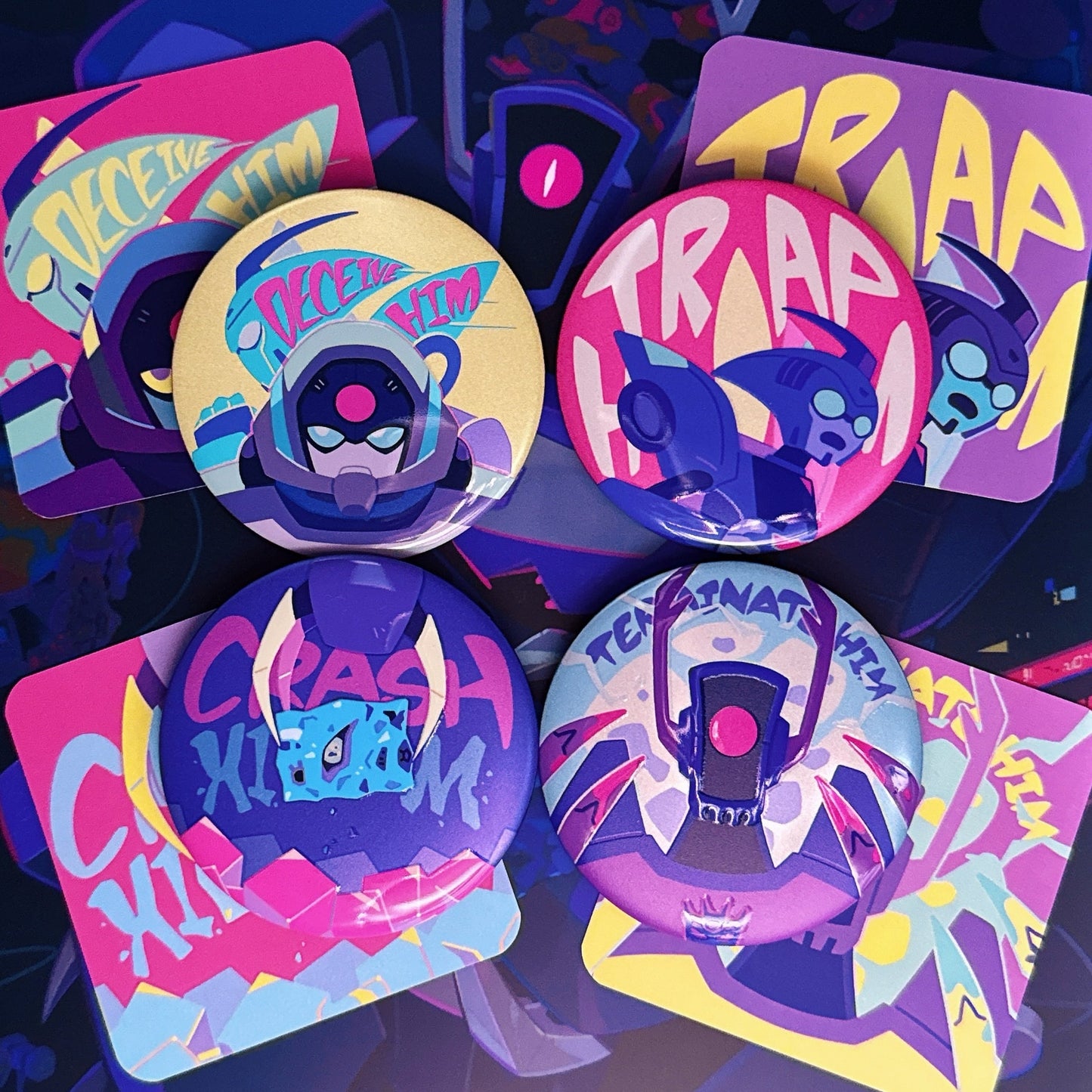 ShockBlurr Reflective Embossed Badge