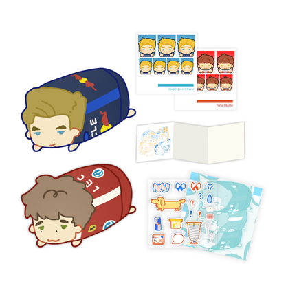 [Pre-order] Max Verstappen & Charles Leclerc 8cm tsum plushie