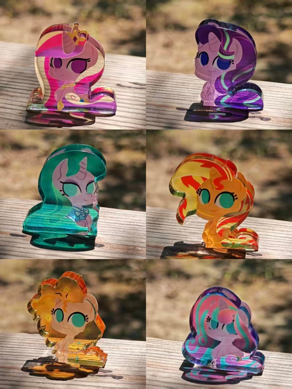 [Pre-order] MLP fan-made stained glass thick acrylic standee【Special ver.】