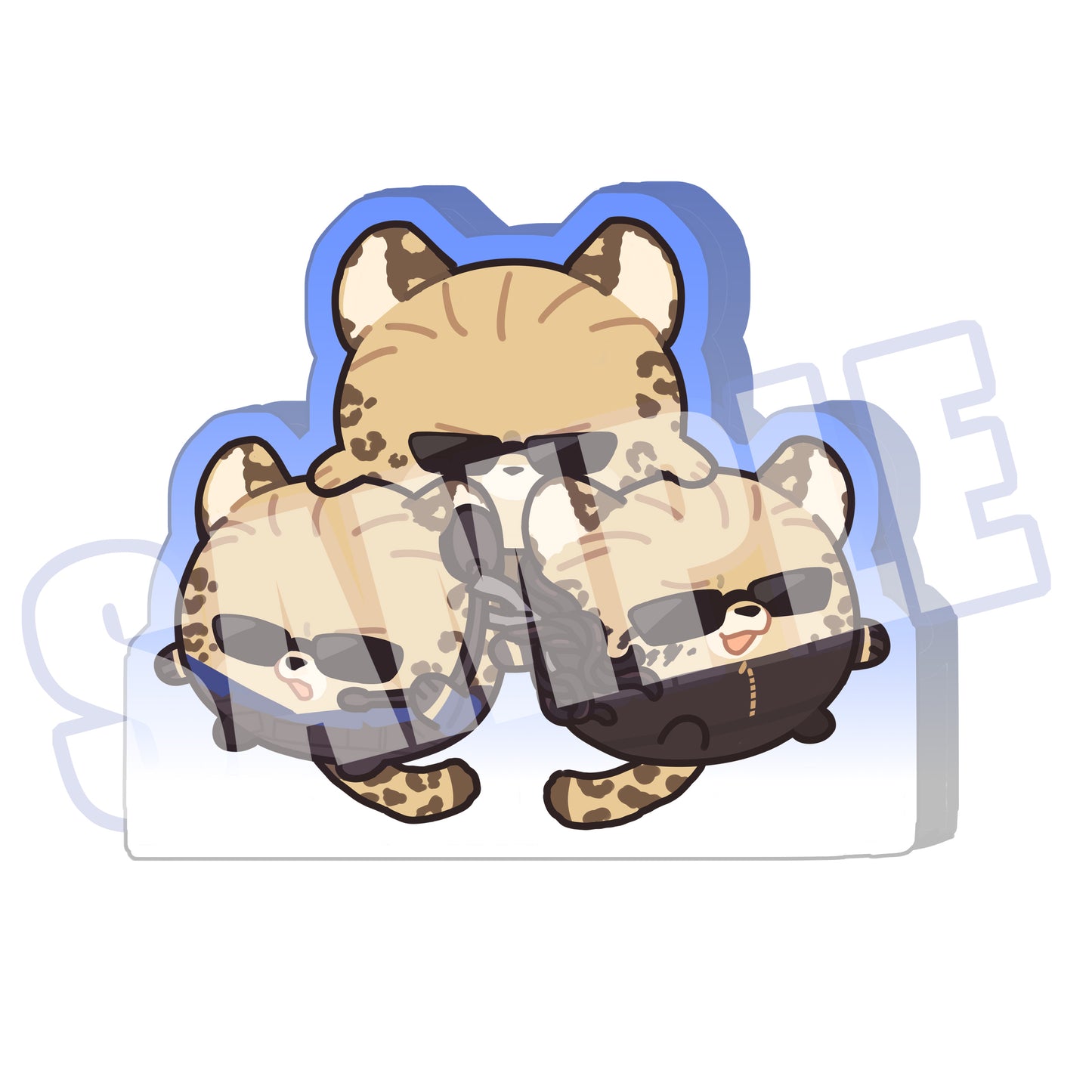 [In-stock]RE-Little leopard Albert Wesker Plushie