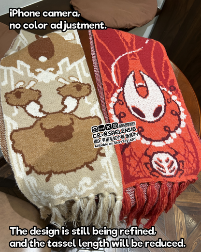[Pre-order] Silksong Hornet& Fleas Knitted Scarf