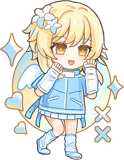 Genshin Impact Cue Chibi Acrylic Keychain